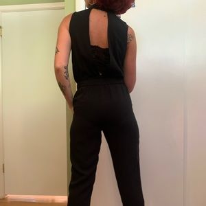 Topshop brand! Stylish black pantsuit!